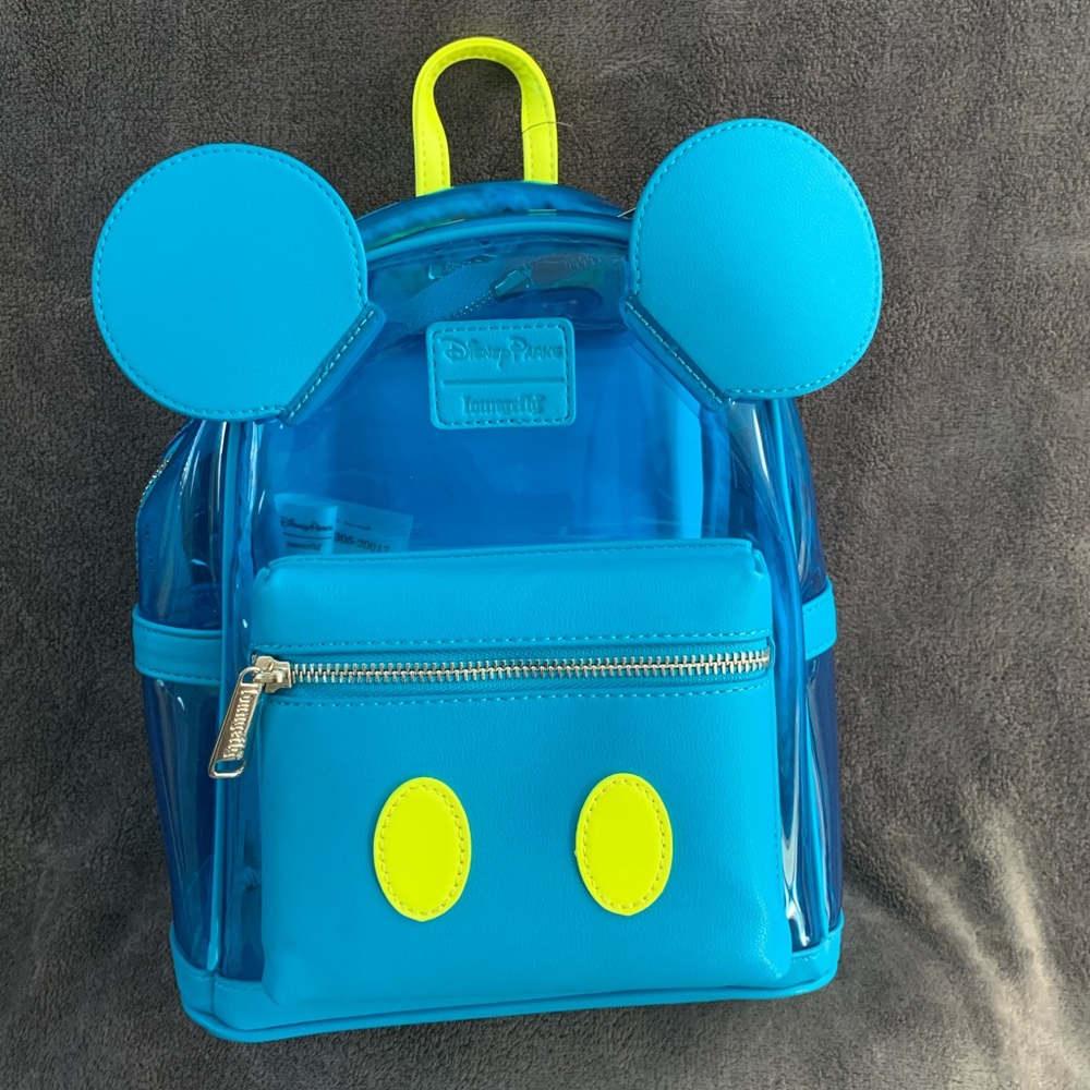 Neon Summer Loungefly Mini Backpack